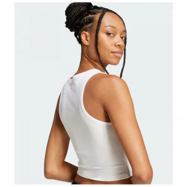 Dámske tielko ADIDAS ORIGINALS ESS RIB TANK-WHITE