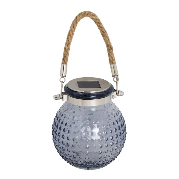 Haushalt International Solární závěsná skleněná lampa
