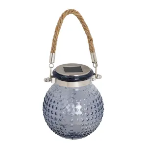 Haushalt International Solární závěsná skleněná lampa