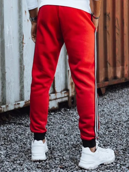 Trendy pánske tepláky červené