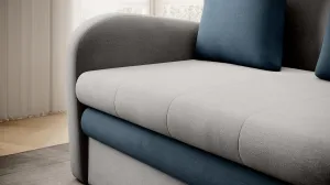 Eltap Rozkládací pohovka ARIO 130 cm Nube 03/Monolith 76 šedá