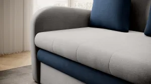 Eltap Rozkládací pohovka ARIO 130 cm Nube 03/Nube 40 šedá