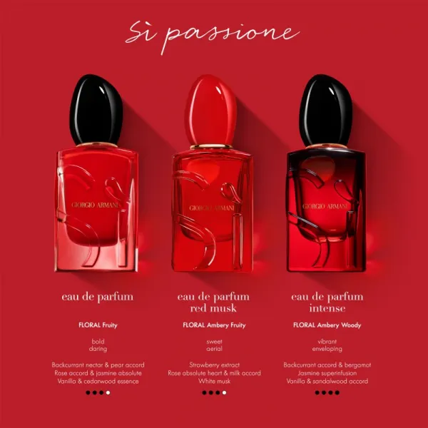 Armani Sì Passione Red Musk parfumovaná voda pre ženy 30 ml