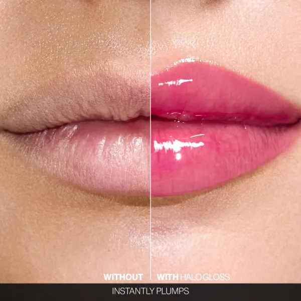 Smashbox Halo Plump + Glow Lip Gloss hydratačný lesk na pery pre objem pier odtieň Aura 4.6 ml