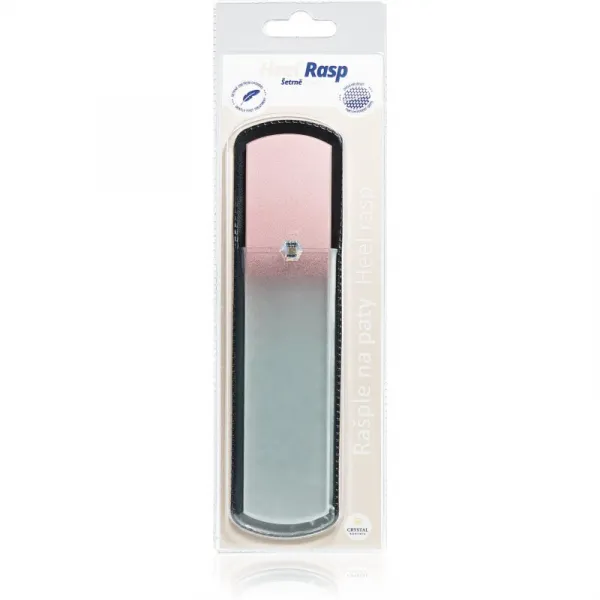Crystal Bohemia Pink rašpľa na zrohovatenú kožu na nohy 1 ks