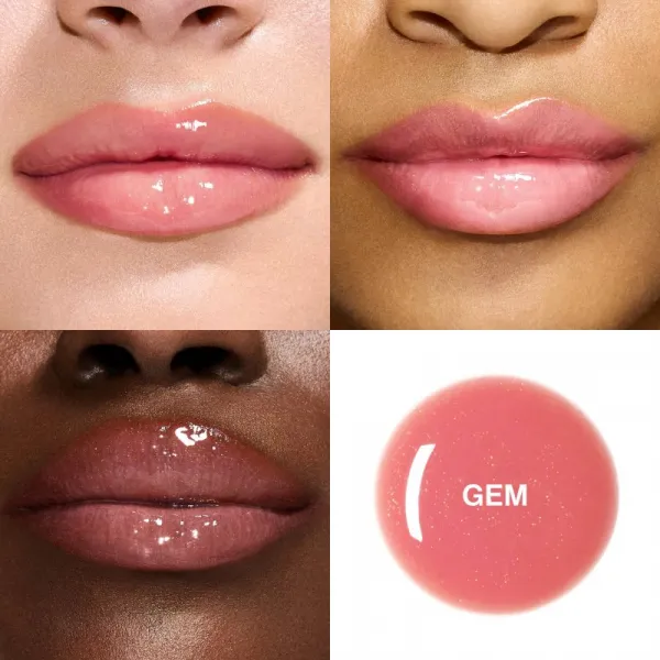 Smashbox Halo Plump + Glow Lip Gloss hydratačný lesk na pery pre objem pier odtieň Gem 4.6 ml