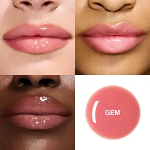 Smashbox Halo Plump + Glow Lip Gloss hydratačný lesk na pery pre objem pier odtieň Gem 4.6 ml