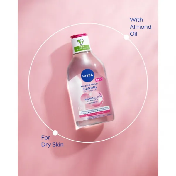 NIVEA Micellar Caring jemná micelárna voda 400 ml