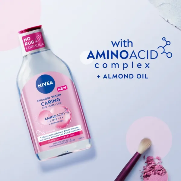 NIVEA Micellar Caring jemná micelárna voda 400 ml