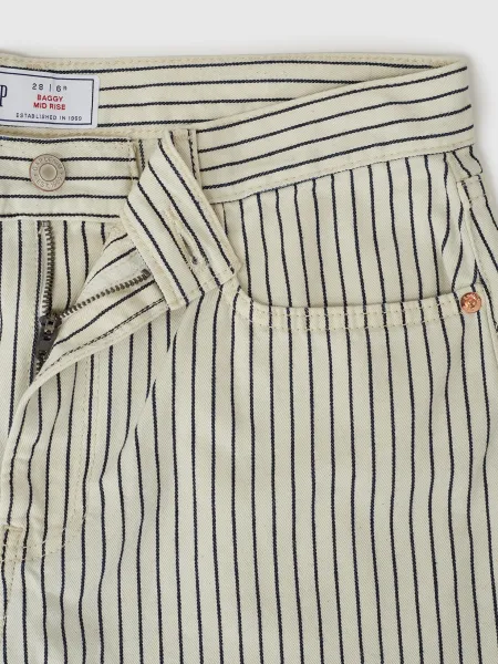 GAP Jeans Stripe Baggy - Women's