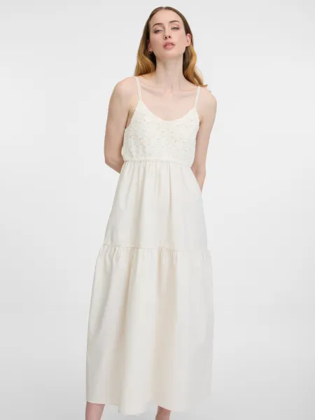 Cream Women's Midi Dress ORSAY - Women's