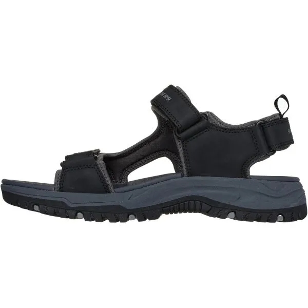 Skechers PREWITT RIGDON - STRETCH FLEX Pánske sandále, čierna, veľkosť
