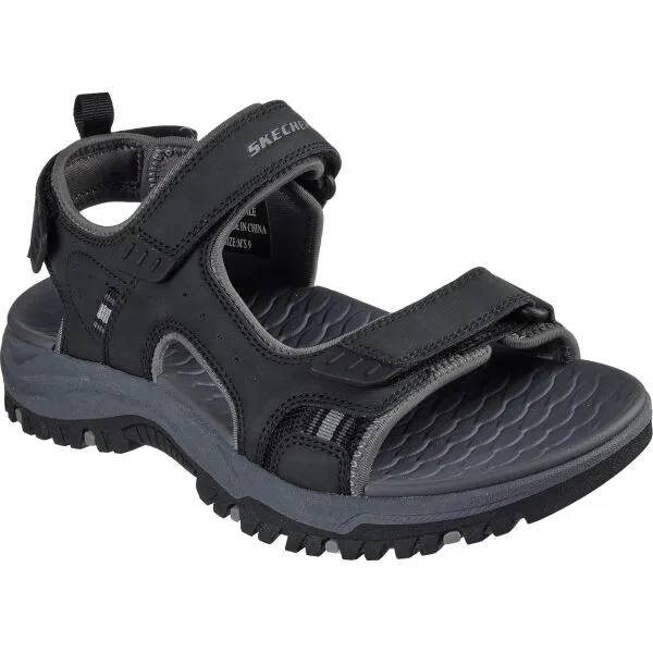 Skechers PREWITT RIGDON - STRETCH FLEX Pánske sandále, čierna, veľkosť