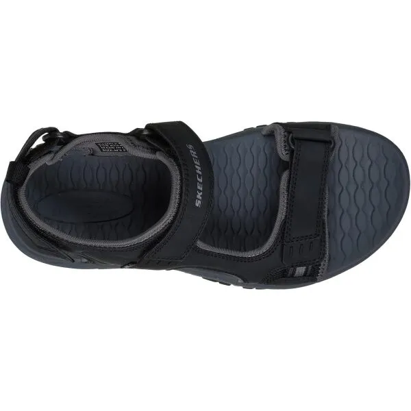 Skechers PREWITT RIGDON - STRETCH FLEX Pánske sandále, čierna, veľkosť