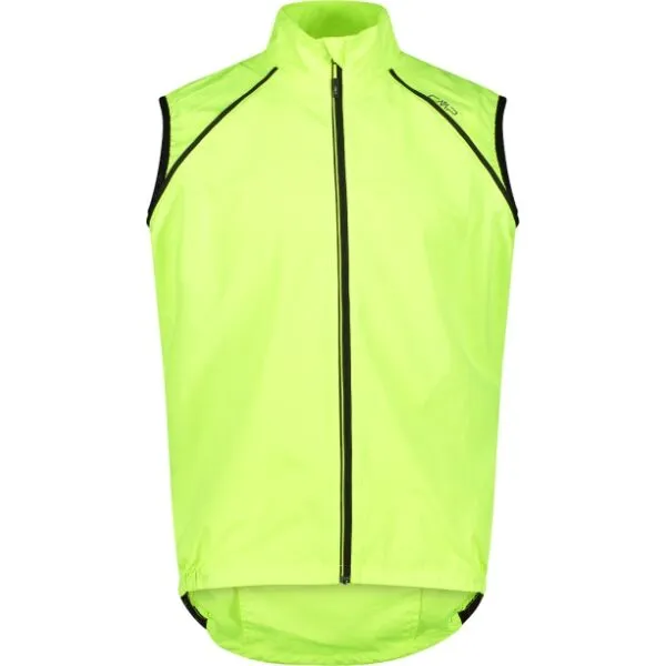 CMP MAN JACKET WITH DETACHABLE SLEEVES Pánska vetruodolná bunda, reflexný neón, veľkosť