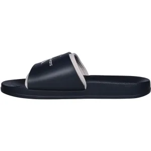 Calvin Klein SLIDE MONOGRAM Pánske šľapky, tmavo modrá, veľkosť