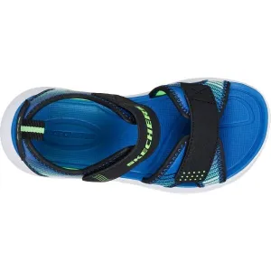 Skechers MICROSPEC - SPLASH Detské sandále, modrá, veľkosť