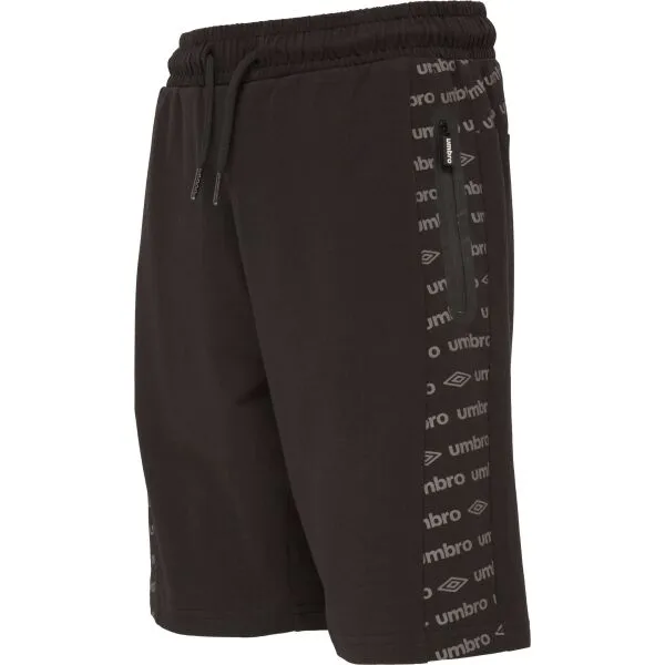 Umbro KORTES Chlapčenské šortky, čierna, veľkosť 128-134