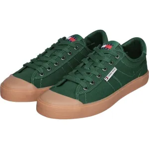 Tommy Hilfiger TJM VULCANIZED BUMPERCANVAS Pánske tenisky, tmavo zelená, veľkosť