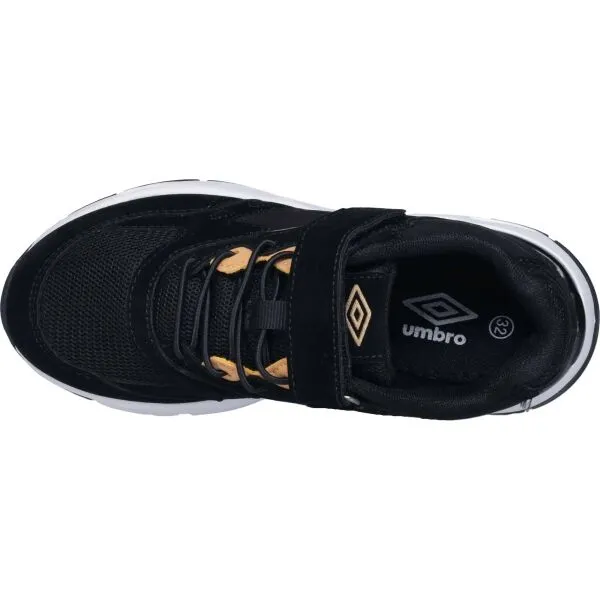 Umbro IDRIS JR Juniorská voľnočasová obuv, čierna, veľkosť