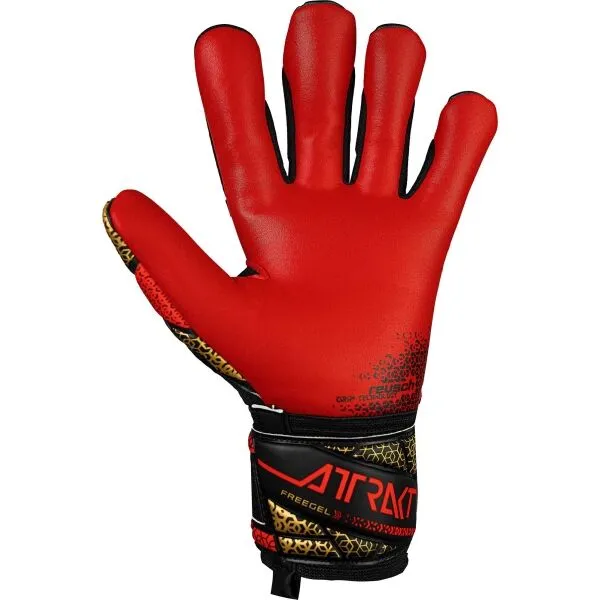 Reusch ATTRAKT FREEGEL SILVER Pánske brankárske rukavice, čierna, veľkosť