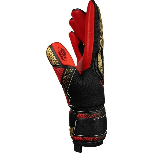 Reusch ATTRAKT FREEGEL SILVER Pánske brankárske rukavice, čierna, veľkosť