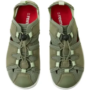 REIMA VALOA Detské barefoot sandále, khaki, veľkosť