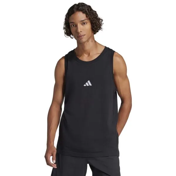 adidas DESIGNED FOR TRAINING TANK Pánske tréningové tielko, čierna, veľkosť XXL