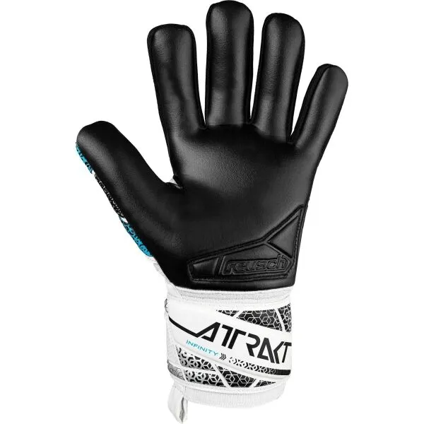 Reusch ATTRAKT INFINITY NC Pánske brankárske rukavice, biela, veľkosť
