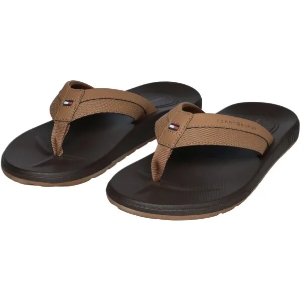 Tommy Hilfiger MOLDED HILFIGER BEACHSANDAL Pánske žabky, čierna, veľkosť