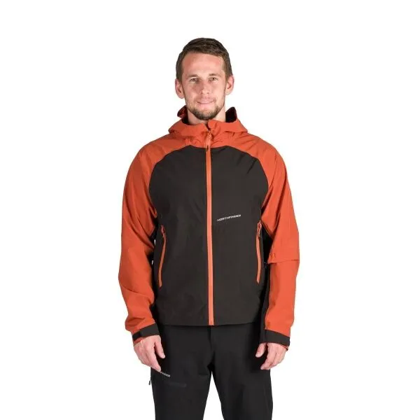 Northfinder IWAN Pánska outdoorová bunda, červená, veľkosť