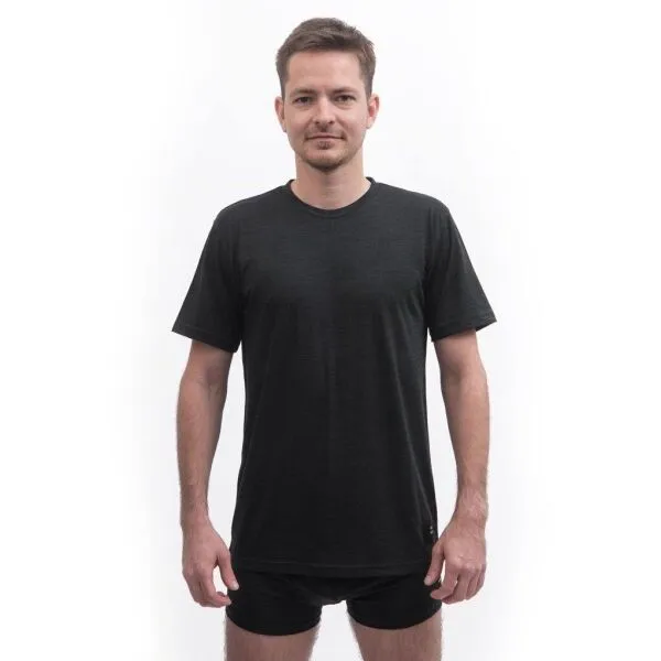Sensor MERINO CORDURA Pánske funkčné tričko, čierna, veľkosť