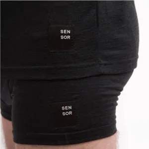 Sensor MERINO CORDURA Pánske funkčné tričko, čierna, veľkosť