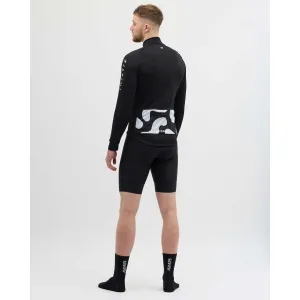 SILVINI LEVERONO Pánsky zateplený cyklistický dres, čierna, veľkosť XXXL