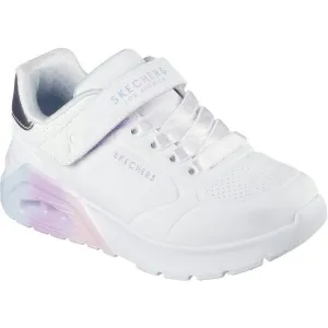 Skechers UNO LITE 2.0 Dievčenská vychádzková obuv, biela, veľkosť