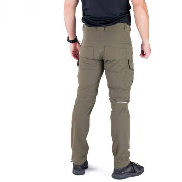 Pánske turistické nohavice NORTHFINDER CARUSO-300darkgreen