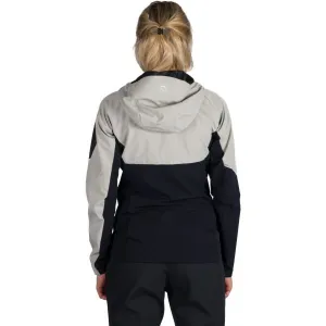 Dámska turistická softshellová bunda NORTHFINDER JANELL-807lightgreenblack