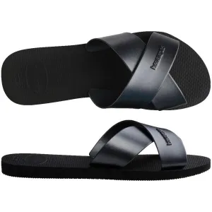 HAVAIANAS AQUA METALLIC Dámske žabky, čierna, veľkosť 39/40