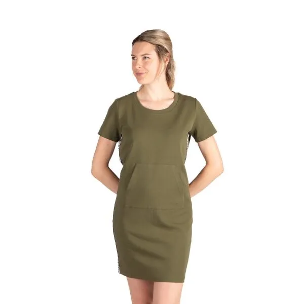 Northfinder CHESLEY Dámske športové šaty, khaki, veľkosť
