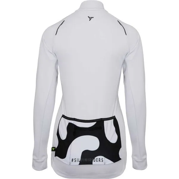 SILVINI LEVERONO W Dámsky zateplený cyklistický dres, biela, veľkosť