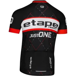 Etape TEAM Pánsky cyklistický dres, čierna, veľkosť