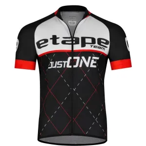 Etape TEAM Pánsky cyklistický dres, čierna, veľkosť
