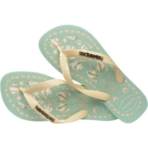 HAVAIANAS TOP TROPIC ALIA VIBES Dámske žabky, svetlo zelená, veľkosť 41/42