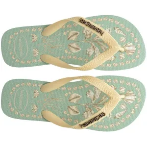 HAVAIANAS TOP TROPIC ALIA VIBES Dámske žabky, svetlo zelená, veľkosť 41/42