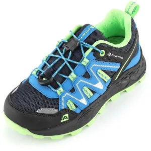 ALPINE PRO RELO Detská outdoorová obuv, modrá, veľkosť