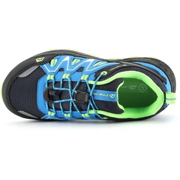 ALPINE PRO RELO Detská outdoorová obuv, modrá, veľkosť