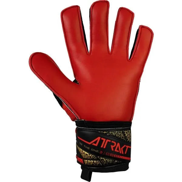Reusch ATTRAKT SOLID Pánske brankárske rukavice, čierna, veľkosť