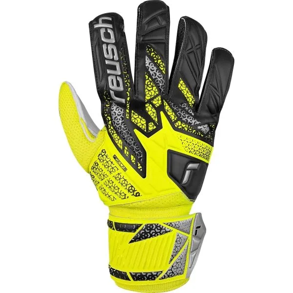 Reusch ATTRAKT SOLID Pánske brankárske rukavice, žltá, veľkosť