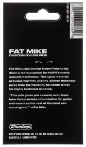 Dunlop Fat Mike Custom Nylon Picks 0.6