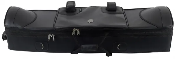 Marcus Bonna MB Double Trombone Case (Tenor and Alto), Black Leather